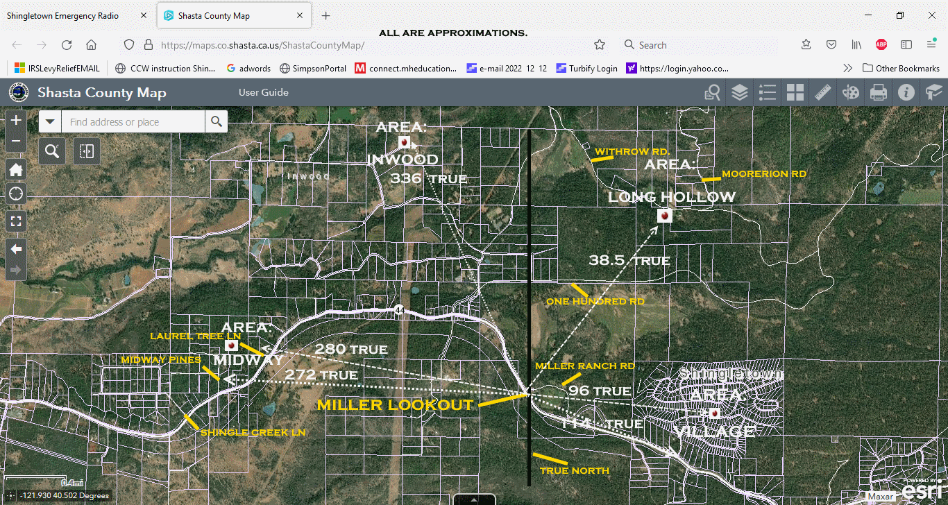 CCW instruction Shingletown California